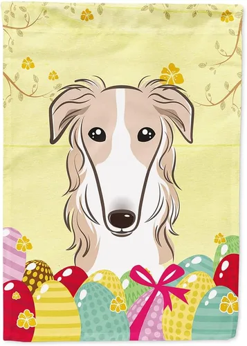 Miniatura 41 de Caroline's Treasures BB1920CHF - Bandera de caza de huevos de Pascua con diseño de bulldog francés, para casa, gran porche, para colgar en la pared