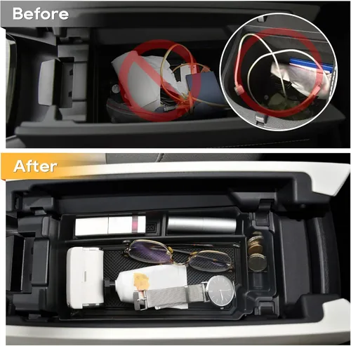 Miniatura 2 de LFOTPP Rogue Organizador de consola central para Nissan Rogue 2021 2022 2023 2024 2025 2026 Nissan Rogue [S/SL/SV/Platinum] T33 Caja