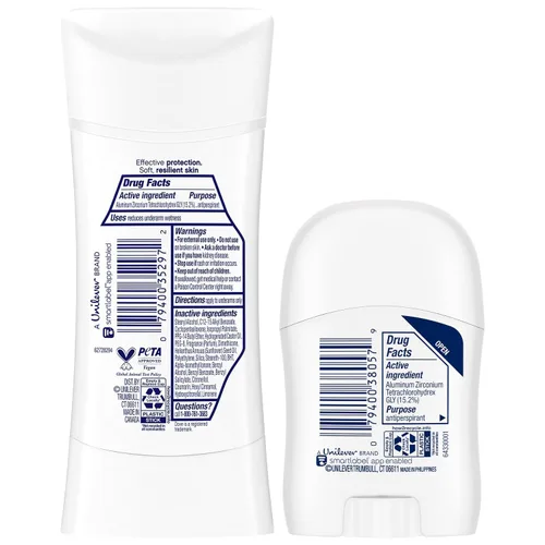 Miniatura 2 de Dove Advanced Care - Desodorante Cool Essentials, paquete de 2 desodorantes antitranspirantes de tamaño completo, paquete de 2 + mini desodorante
