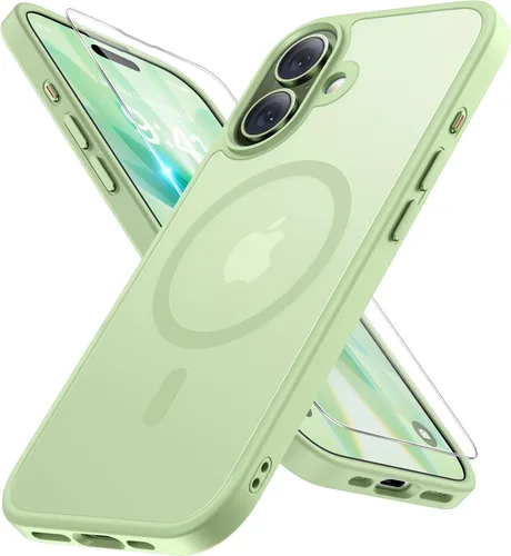 Miniatura 126 de Miracase Funda diseñada para iPhone SE 2022/SE 2020/7/8, funda multicolor de silicona a prueba de golpes (rojo)