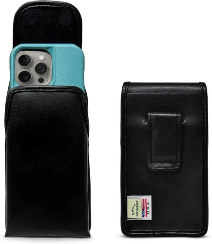Miniatura 14 de Turtleback Clip para cinturón para iPhone 16 Pro, 16e, 15 Pro 14 Pro 13 Pro - Grande: se adapta con fundas de estilo voluminoso Defender, nailon