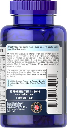 Miniatura 4 de Puritan's Pride One Daily Cápsulas multivitamínicas para hombre, 100 unidades (paquete de 2)