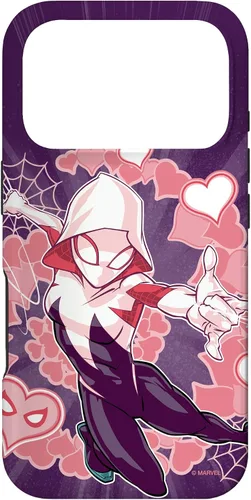 Miniatura 30 de Marvel Spider-Man Into The Spider-Verse Gwen Stacy Hearts - Carcasa para iPhone 17