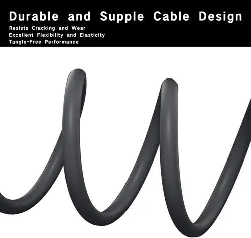 Miniatura 5 de Cable DMX flexible de 10 pies de señal XLR macho a hembra, cable DMX para iluminación de escenario, luces de DJ, cabezal móvil y accesorios LED par