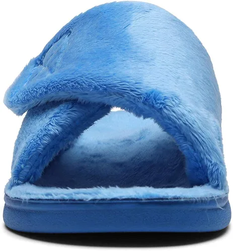 Miniatura 4 de SOLLBEAM Pantuflas peludas con soporte de arco para mujer sandalias ortopédicas para el talón