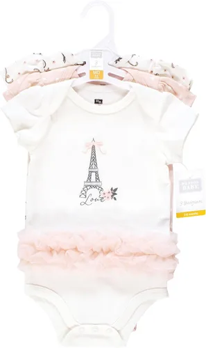 Miniatura 289 de Hudson Baby baby-girls Cotton Bodysuits 3-pack