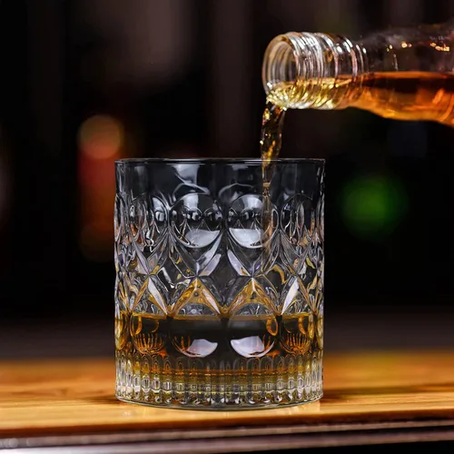 Miniatura 5 de Vaso de whisky, vaso de whisky antiguo de 10 onzas, caja de regalo para whisky escocés, bourbon y vodka, etc., perfecto para fiestas, bares