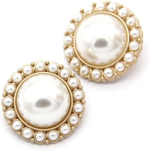 Miniatura 16 de 5 piezas de botones de oro con perlas de metal para mujer, botones para abrigo de suéter, decoración para ropa, accesorios de costura y manualidades