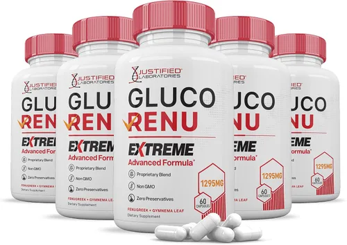 Miniatura 9 de Gluco Renu Extreme 1295MG Glyco Support Píldoras Fórmula Advacned Gluo Renew Soporte de glucógeno formulado con cúrcuma berberina resveratrol ajo