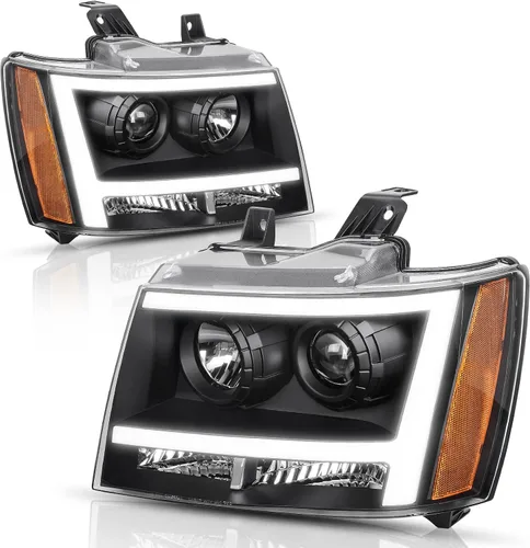 Miniatura 12 de AUTOSAVER88 - Conjunto de faros Compatible con 2006 2007 2008 2009 2010 2011 Chevy HHR 06 07 08 09 10 11 2006-2011 06-11 Par Carcasa cromada