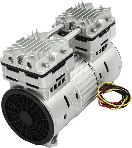 DNYSYSJ Motor de compresor de aire sin aceite, cabezal de compresor de aire, cabeza de bomba de aire pequeña, motor de encimera, bomba de aire