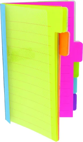 Miniatura 4 de Redi-Tag - Notas adhesivas separadoras, bloc de notas autoadhesivas con renglones y pestañas