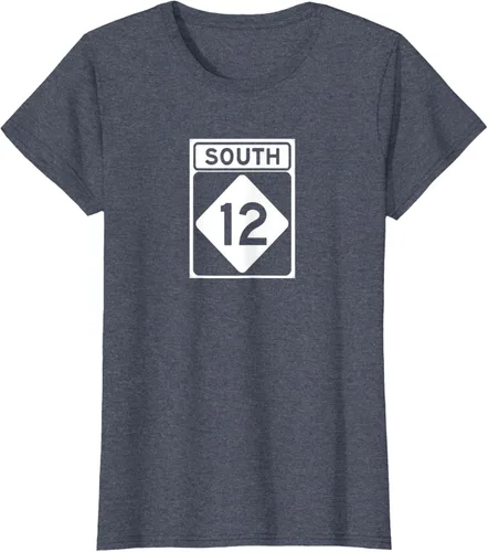 Miniatura 84 de Highway 12 South NC Outer Banks North Carolina Hwy - Camiseta, Negro, S