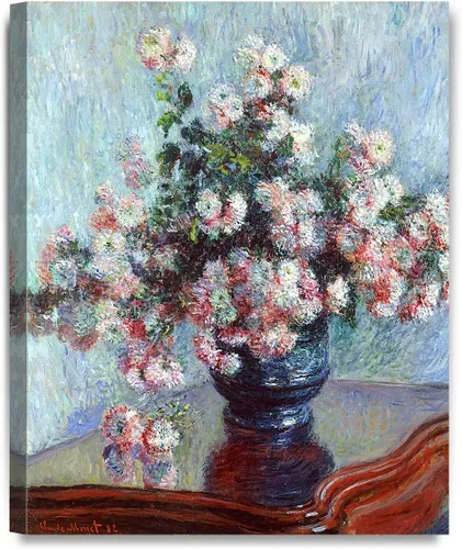 Pinturas clásicas mundiales de Claude Monet Impresión giclée sobre lienzo alargado, pieza de galería para colgar y decorar el hogar,