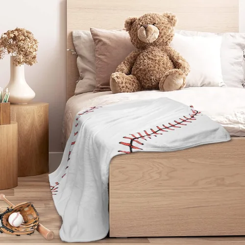 Miniatura 2 de Manta de béisbol suave, regalos para niños de 8 a 12 años, cosas para amantes del béisbol, manta de forro polar única para niños pequeños