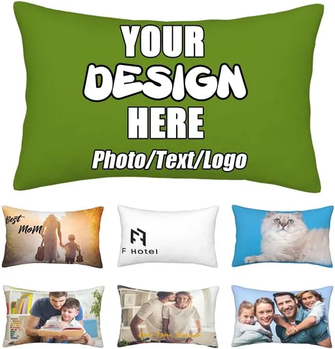 Miniatura 35 de Funda de almohada decorativa personalizada con foto de pareja, funda de cojín decorativo personalizada, fundas de almohada personalizadas