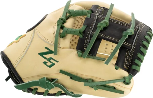 Miniatura 36 de SSK Z5 Craftsman Guante de béisbol para infield – 11.25” - 11.5” - 11.75” - 12” – Lanzamiento con mano derecha y izquierda Rojo/Verde Kelly/Blanco