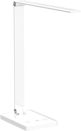 Miniatura 5 de AFROG - Lámpara LED de escritorio multifuncional con cargador inalámbrico, puerto de carga USB, 5 modos de iluminación, 5 niveles de brillo, control