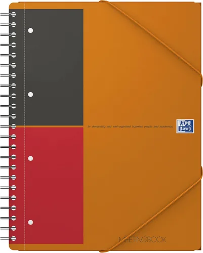 Miniatura 11 de Oxford International - Cuaderno activo con tapa de polietileno A4+, rayas estrechas con margen y perforado, incluye divisor reposicionable, 80