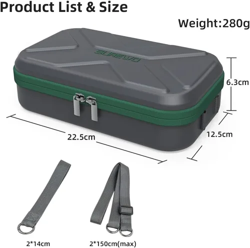 Miniatura 7 de Osmo Pocket 4/3 - Funda de transporte portátil para almacenamiento de viaje para DJI OSMO Pocket 4/3 Creator Combo Accesorios, bolsa de transporte