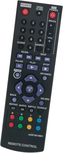 Miniatura 2 de AKB73615801 - Control remoto de repuesto aplicable para LG BP125 BP320 BP220 BP200 BP325W BP125 BP220N BP320N BP325 BP325N BP335WN BP125N DVD