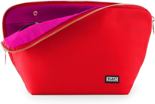Miniatura 21 de KUSSHI Bolsa de Maquillaje y Cosméticos Lavable para Viaje, Negro