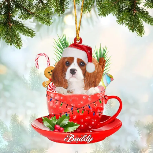Miniatura 50 de Alaskan Malamute - Adorno acrílico personalizado para perro en taza, adorno de Navidad personalizado para perro 2023, decoración de árbol