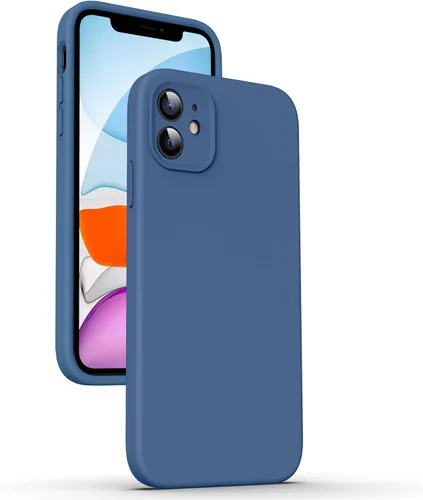 Miniatura 64 de Supdeal Funda de silicona líquida para iPhone 12 Pro Max, [protección de cámara] [antihuellas dactilares] [carga inalámbrica] Funda protectora de 4