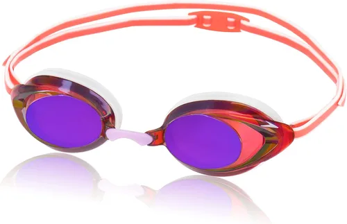 Miniatura 13 de Speedo Gafas de natación para mujer Vanquisher 3.0 con espejo Antiempaña, protección UV, lente ocular 360, ajuste para carreras de mujer
