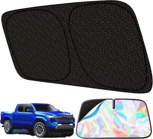 Miniatura 14 de Parasol para parabrisas personalizado para Chevrolet Equinox (2018-2025), parasol delantero de tela resistente con marco de metal fuerte, protección