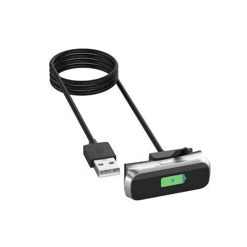 Miniatura 3 de TenCloud Cargador de repuesto compatible con Samsung Galaxy Fit E SM-R375 Smartwatch - Cable de carga USB de 39.4 in - Accesorios para reloj Negro