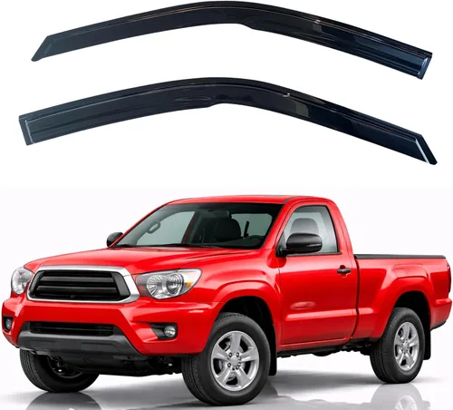 Miniatura 199 de KPY Visor de ventana compatible con Hyundai Tucson 2021-2025, 4 piezas de deflector de ventilación para ventana lateral, estilo Mugen, protector