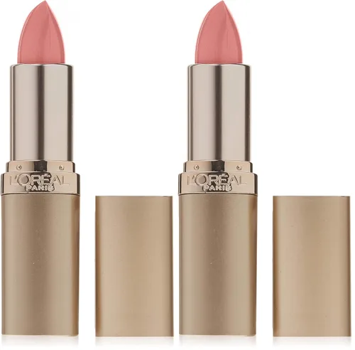 Miniatura 23 de L'Oreal Paris Colour Riche - Lápiz labial cremoso e hidratante satinado con aceite de argán y vitamina E, Berry Parisienne, 1 unidad