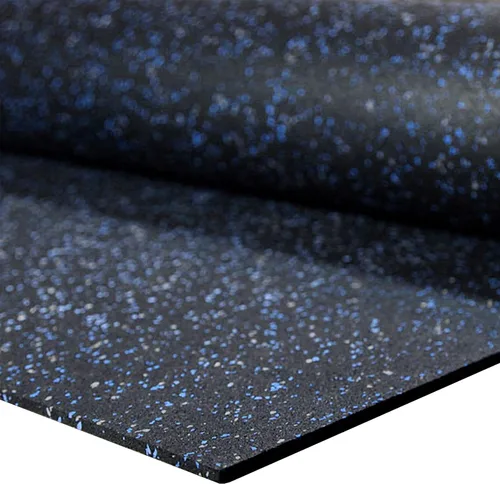 Miniatura 2 de Rollo de piso de goma resistente de 1/4" de espesor de Floor Inc Tapetes de piso de goma reciclada flexibles para gimnasio en casa Tapete
