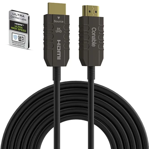 Miniatura 10 de Cable HDMI 2.1 8K de 2 pies, cable HDMI de alta velocidad con certificado real de 48 Gbps, cable trenzado, soporta 10K 8K @60Hz 4K @120Hz, eARC, HDR