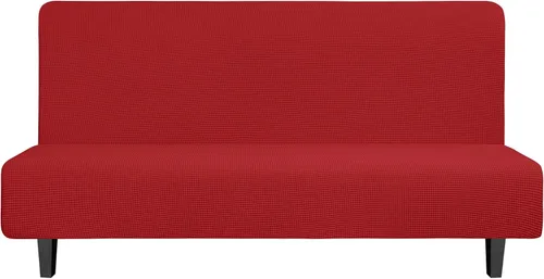 Miniatura 51 de Easy-Going - Funda elástica para futón, cubierta para sofá cama sin brazos, protector de muebles sin reposabrazos con parte inferior elástica
