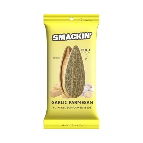 Miniatura 12 de SMACKIN' Semillas de girasol, tostadas Jumbo de lote pequeño, hechas en Estados Unidos - Canela Churro. Bolsas de 1.5oz (paquete de 36)