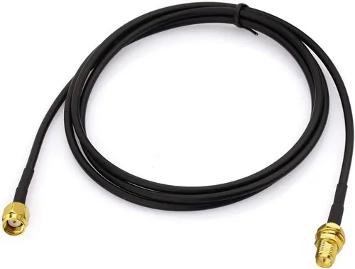 Miniatura 5 de Bingfu Cable de extensión de antena WiFi RP-SMA macho a RP-SMA hembra montaje en mamparo RG174 Cable coaxial 3.3 ft 3 pies para enrutador WiFi