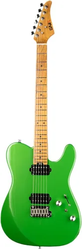 Miniatura 9 de EART TL-380 Guitarra eléctrica profesional para jugadores versátiles Cuello y diapasón de arce tostado, pastillas humbuckers con bobina dividida