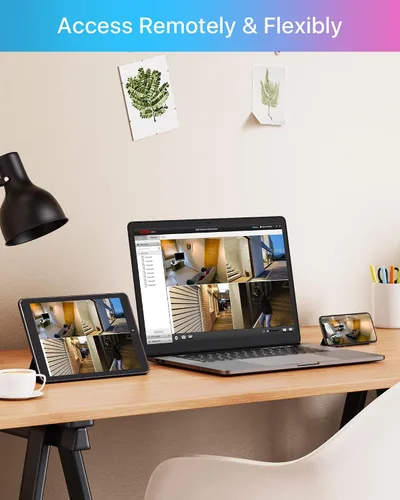 Miniatura 7 de ZOSI Sistema de cámara de seguridad 5MP 8CH PoE con cable con audio, 4 piezas de cámaras PoE para exteriores, visión nocturna, NVR 5MP 3K
