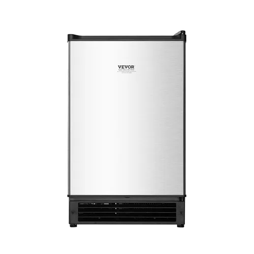 Miniatura 12 de VEVOR Máquina de hielo integrada para debajo del mostrador, 15 libras/día debajo del mostrador, máquina de hielo con puerta reversible de acero