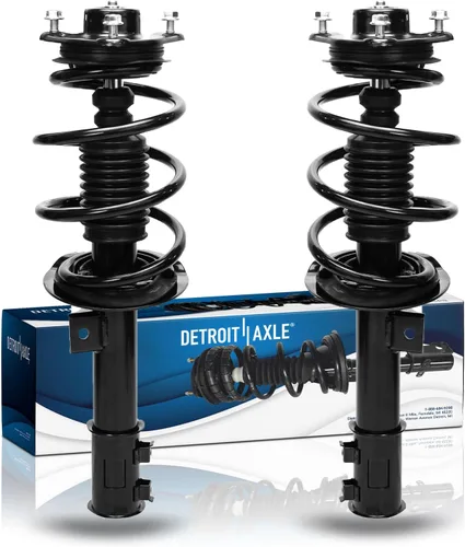 Miniatura 39 de Detroit Axle - 2 puntales delanteros para Chevy Equinox GMC Terrain Saturn Vue Pontiac Torrent Suzuki XL-7 Captiva Sport Struts completos con muelle