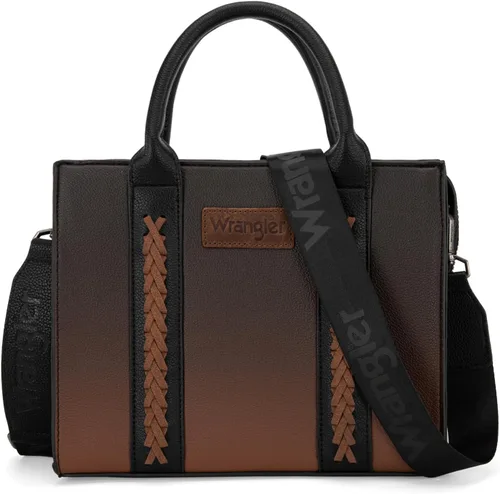 Miniatura 25 de Bolso tote mediano Wrangler para mujer, bolsos de diseñador, bolsos de mano con asa superior y correa