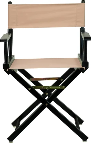 Miniatura 8 de Casual Home - Silla de director de 18.0 in, marco negro con lona marrón