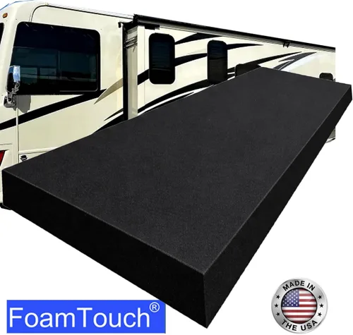 Miniatura 4 de FoamTouch Colchón litera de 7 pulgadas de alto x 28 pulgadas de ancho x 72 pulgadas de largo (solo espuma), carbón, sin funda