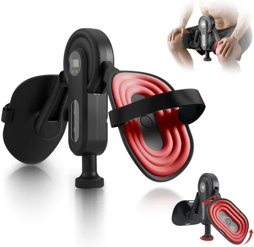 Miniatura 8 de Entrenador de muslos Kegel para hombres, dispositivos de ejercicio de suelo pélvico con correas de piernas, ejercitador interno de muslos de 360°