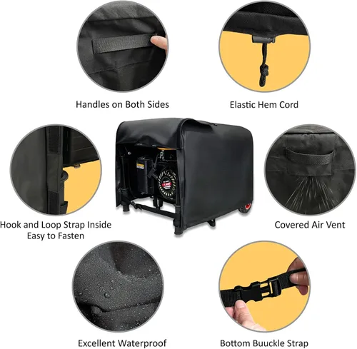 Miniatura 3 de Cubierta del generador, cobertizo de generador portátil impermeable de 24 × 18 × 20 pulgadas - para iGen4500 y Predator 3500 Universal 3500-4500