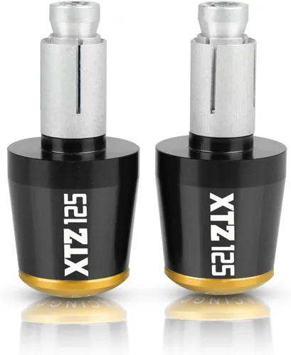 Motocicleta para Y&AMAHA XTZ125 XTZ 125 2021 2022 2023 78 pulgadas 22MM Tapas de empuñadura antivibraciones Tapones de manillar de motocicleta Negro