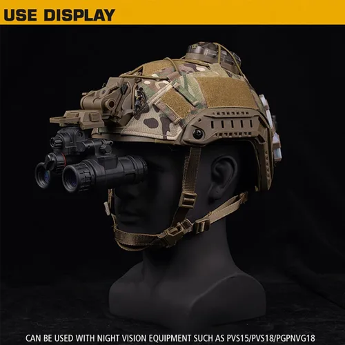 Miniatura 6 de Casco táctico visión nocturna gafas montaje L4G24 NVG montaje para PVS 15/18 GPNVG18 Negro