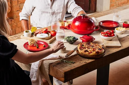 Miniatura 8 de Le Creuset Horno de pan de hierro fundido esmaltado, Cereza Cerise